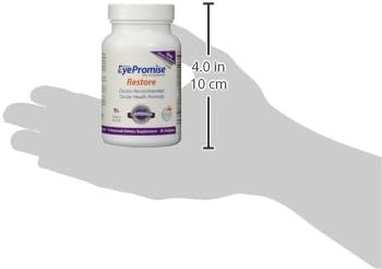 EyePromise Restore Supplement - 60 Softgel Capsules Containing Lutein, Vitamin C, Vitamin D, Vitamin E, Omega-3 Fish Oil, and Zeaxanthin - A Patented Complete Eye Health Formula