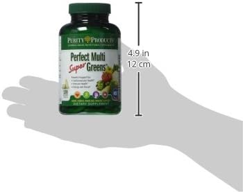 Purity Products Perfect Multi Super Greens Dietary Supplement Health Nutrition, 120 count