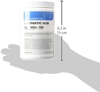 Nutricost D-Aspartic Acid (DAA) Powder 300G - Pure D Aspartic Acid