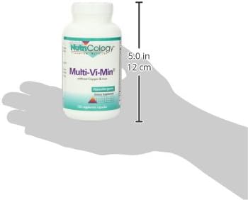 Nutricology Multi-Vi-Min Without Copper & Iron - Multivitamin for Men & Women, Mineral Complex, Active Nutrients, with Iodine - 150 Count