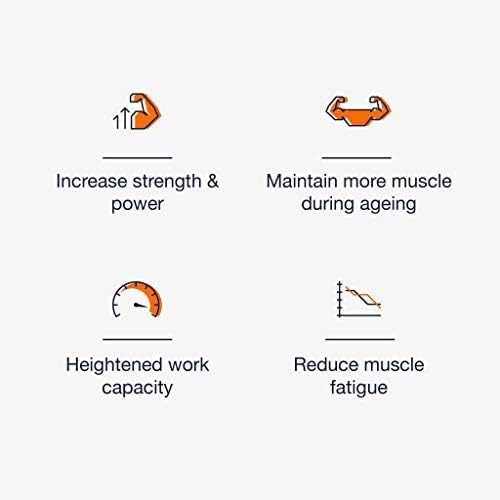 HMB + Creatine Supplement - 3g Daily HMB for Enhanced Strength, Power & Recovery, Ideal for High-Intensity Athletes, 30-Day Supply