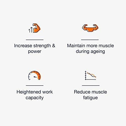 HMB + Creatine Supplement - 3g Daily HMB for Enhanced Strength, Power & Recovery, Ideal for High-Intensity Athletes, 30-Day Supply