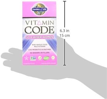 Garden of Life Vitamin Code Raw 50 and Wiser Women's Multivitamin[2 packs of 240 each]