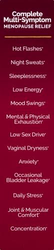 Estroven Complete Multi-Symptom Menopause Supplement for Women, 28 Ct., Clinically Proven Ingredient Provide Menopause Relief & Night Sweats & Hot Flash Relief, Drug-Free & Non-GMO