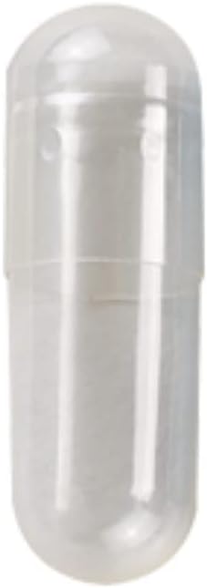 EZY DOSE Gelatin Size 2 Capsules, Empty Gel Capsule for Easy Compounding and Filling of Powdered Supplements, Medicine and Vitamins, Clear, 0.37 mL, 500 Count