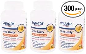 Equate One Daily Women's Health Tablets, 200 Count (Pack of 3)