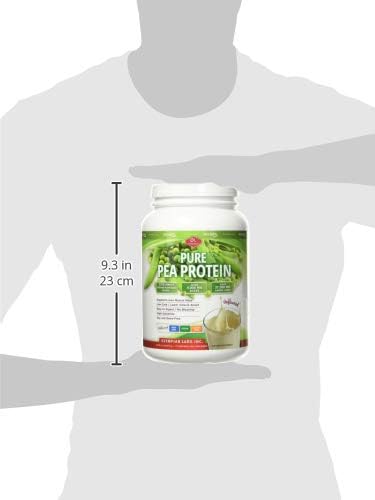 Olympian Labs Plant Based Pea Protein Powder, Unflavored - 25g of Protein, Vegan, Low Net Carbs, Gluten Free, Lactose Free, No Sugar Added, Soy Free, Kosher, Non-GMO, 2 Pound Pea Protein Powder