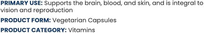 Kirkman Vitamin E 100 IU - Hypoallergenic || 100 Vegetarian Capsules || Supports Immune System || Gluten Free || Casein Free || Soy-Free