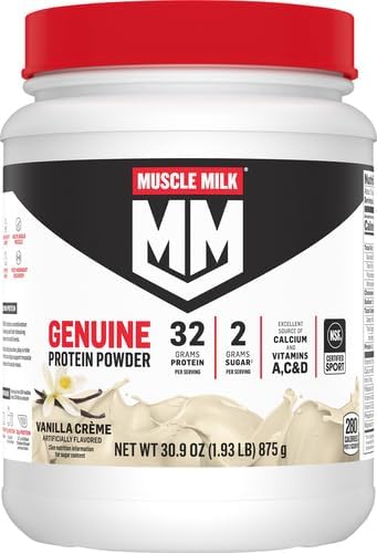 Muscle Milk Lean Muscle Vanilla Creme Protein Powder, 1.93 Pound (Pack of 2)