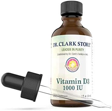 Dr. Clark Liquid Vitamin D Supplement, 1000 IU, 1 fl oz