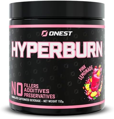 ONEST Hyperburn Thermogenic Powder – 153g (30 Servings) Enhanced Energy Boost & Performance Support Supplement, Sports Nutrition Protein Powder