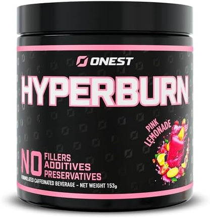 ONEST Hyperburn Thermogenic Powder – 153g (30 Servings) Enhanced Energy Boost & Performance Support Supplement, Sports Nutrition Protein Powder