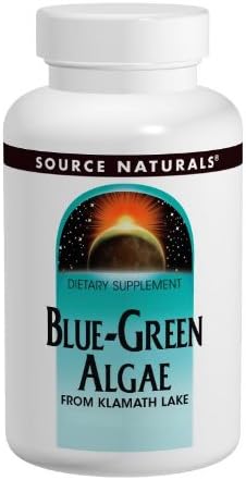 Source Naturals Blue Green Algae from Klamath Lake - Algae Superfood Supplement, 500 mg - 200 Tablets