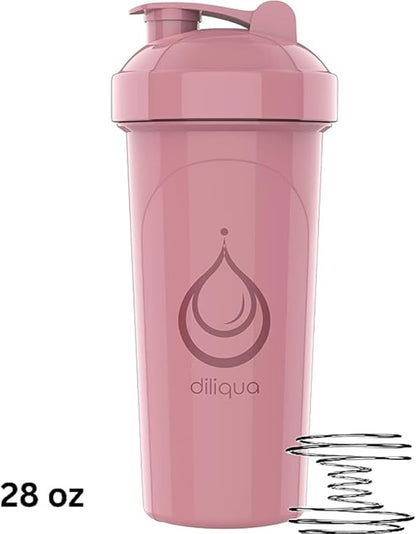 2 PACK, 28 oz & 20 oz Shaker Bottles for Protein Mixes | BPA-Free & Dishwasher Safe |small protein shaker bottle | Shaker Cups for protein shakes | Blender Shaker Bottle Pack