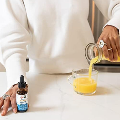 MaryRuth Organics USDA Organic Vitamin K2 MCT Liquid Drops for Adults & Kids | 100 mcg K2 MK7 per serving + Organic MCT Oil | Vegan K2 Vitamin for Bone Health | Heart Health | Calcium Absorption | 1oz