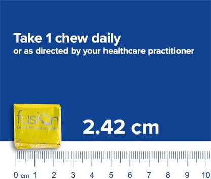 Bariatric Fusion Calcium Citrate & Energy Soft Chew Bariatric Vitamin | Vanilla Flavored | Sugar Free | Bariatric Surgery Patients Including Gastric Bypass and Sleeve Gastrectomy | 60 Count