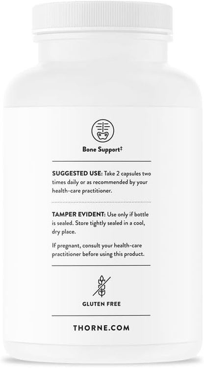 THORNE Advanced Bone Support‡ - (Formerly Oscap) - Bone Health Supplement with Calcium and Vitamin D - 120 Capsules