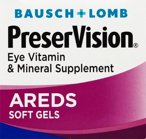 PreserVision Eye Vitamin & Mineral Supplement, from Bausch + Lomb, 120 Count (Pack of 1) Packaging may vary