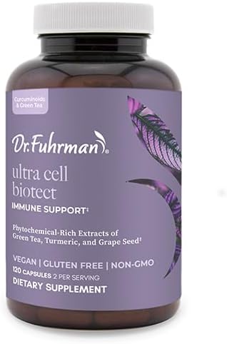 Ultra Cell Biotect- Powerful Antioxidant Support with Organic Turmeric, Black Turmeric, Green Tea, Black Pepper, and European Grape Seed for Optimal Health - 120 Capsules, Physician Recommended