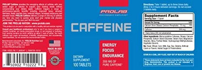 ProLab Caffeine Tablets 100 Count