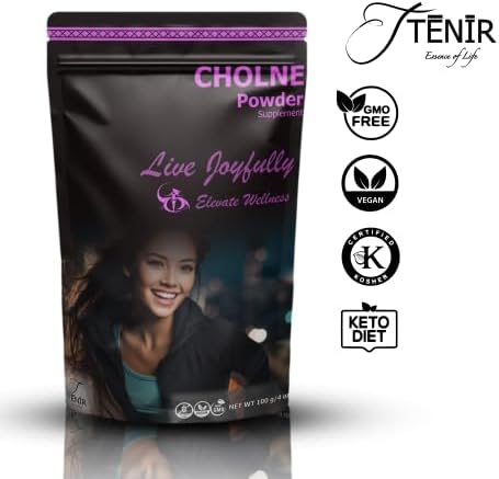 Pure Choline Food Grade | Non-GMO, Keto-Friendly | Postnatal Multivitamin for Breastfeeding and Fertility Support