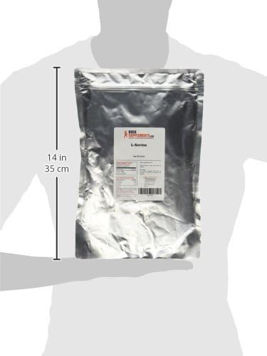 BulkSupplements.com L-Serine Powder - Serine Supplement, L-Serine 500mg - Amino Acid Supplement for Immune Support - Gluten Free, 500mg per Serving, 1kg (2.2 lbs) (Pack of 1)