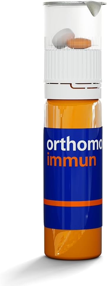 Orthomol Immun Vial, Immune Support Supplement,Capsule 30-Day Supply, Vitamins A, B, C, D, E, Zinc, Iodine