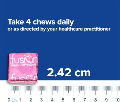Bariatric Fusion Bariatric Multivitamin Chewable Soft Chew | Cherry Pineapple Flavor | Chewy Bariatric Vitamins for Post Bariatric Surgery Patients | 60 Count | 1 Month Supply