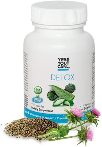 Yes You Can! Natural Detox Pills - Diuretic Cleanse with Electrolytes & Vitamins - Helps with Water Retention - Gluten-Free, 21 Capsules (4 Pack)