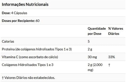Doctor's Best Collagen Types 1 & 3 with Vitamin C, Non-GMO, Gluten Free, Soy Free, Supports Hair, Skin, Nails, Tendons & Bones, 500 mg, 240 Caps (DRB-00263)
