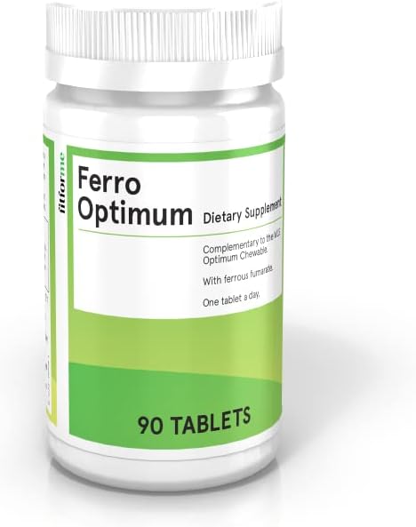 Bariatric Multivitamins Iron Supplement After Gastric Sleeve - One a Day Ferro Optimum Tablet - 90 Days Supply of Ferrous Iron (Iron Booster for Optimum Chewable)