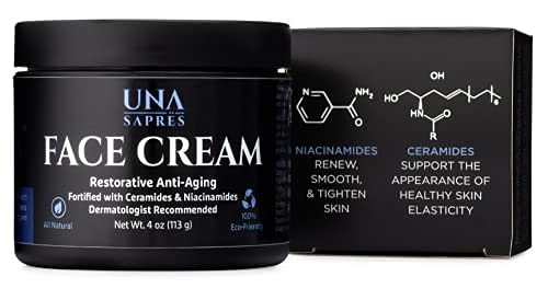 Restorative Anti-Aging Face Cream Moisturizer | Dermatologist Recommended | Fortified with Ceramides, Niacinamides, and Multivitamins (1.7 oz)