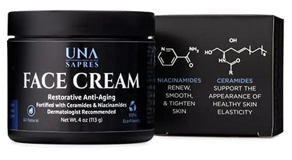 Restorative Anti-Aging Face Cream Moisturizer | Dermatologist Recommended | Fortified with Ceramides, Niacinamides, and Multivitamins (1.7 oz)