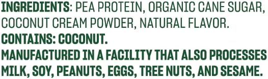 Vega Protein Made Simple Protein Powder, Vanilla - Stevia Free, Vegan, Plant Based, Healthy, Gluten Free, Pea Protein for Women and Men, 2.2 lbs (Packaging May Vary)