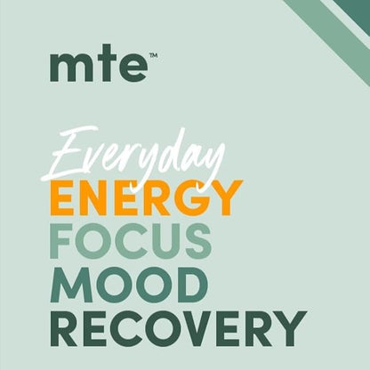 MTE Healthy Energy Drink Powder for Focus & Productivity | No Sucralose | No Caffeine | Nootropic Energy | Adaptogenic