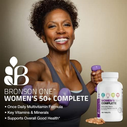 Bronson ONE Daily Women’s 50+ Complete Multivitamin Multimineral, 90 Tablets