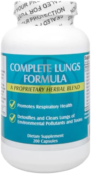Clear Lung Proprietary Herbal Detox Blend Formula (200 Capsules)
