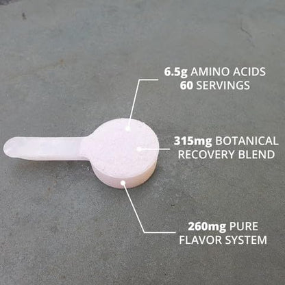 FundAminos Blend - 100% Organic & Vegan EAA & BCAA Powder for 400% Greater Lean Muscle, Faster Recovery & Strength Vs. Protein Powder - Clinically Tested Post Workout - Real Superfruits - 60 Servings