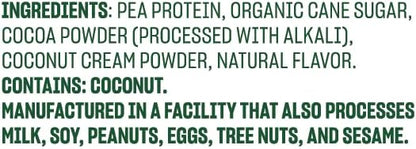 Vega Protein Made Simple, Dark Chocolate - Stevia Free Vegan Protein Powder, Plant Based, Healthy, Gluten Free, Pea Protein for Women and Men, 36.3oz (2 lbs 4.3 oz) 1.03kg (Packaging May Vary)