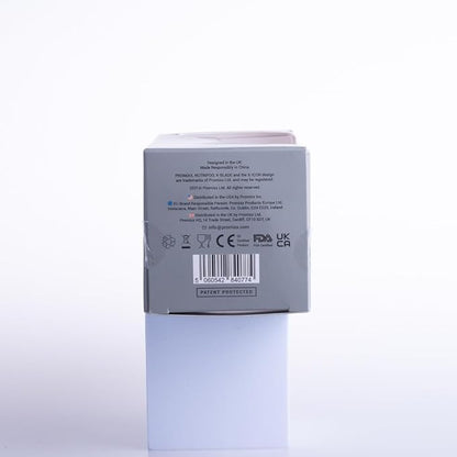 Promixx Original Shaker Bottle - Battery-powered for Smooth Protein Shakes - BPA Free, 20oz Cup (White)