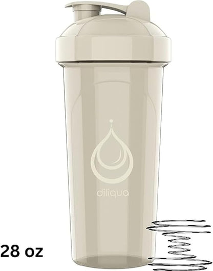 2 PACK, 28 oz & 20 oz Shaker Bottles for Protein Mixes | BPA-Free & Dishwasher Safe |small protein shaker bottle | Shaker Cups for protein shakes | Blender Shaker Bottle Pack