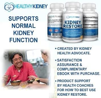 Kidney Restore & Kidney Shield 4-Pack Bundle Pills - Natural Kidney Support Supplement for Kidney Cleanse Detox & Repair - Comprehensive Renal & Kidney Health Supplement to Support Kidney Function