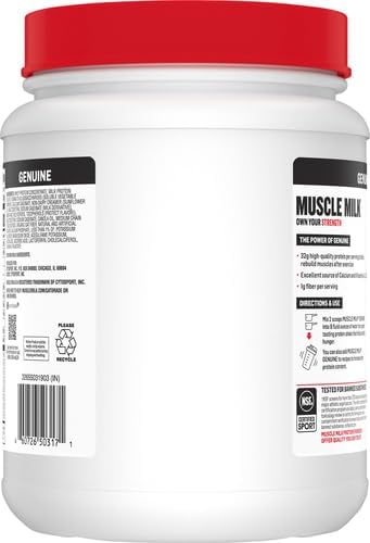 Muscle Milk Lean Muscle Vanilla Creme Protein Powder, 1.93 Pound (Pack of 2)