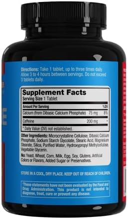 ProLab Caffeine Tablets 100 Count