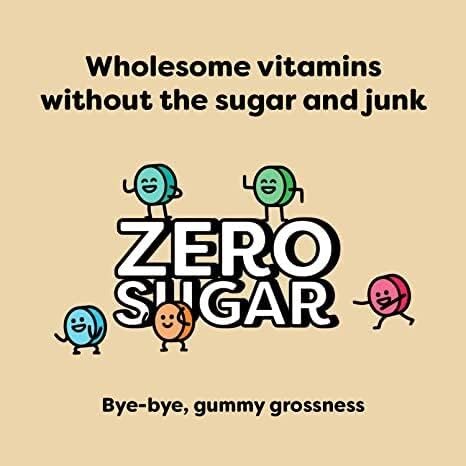 Renzo's Invincible Vitamin C for Kids with Elderberry & Zinc - Dissolvable Kids Vitamins for Immune Support - 60 Orange-Flavored Melty Tabs