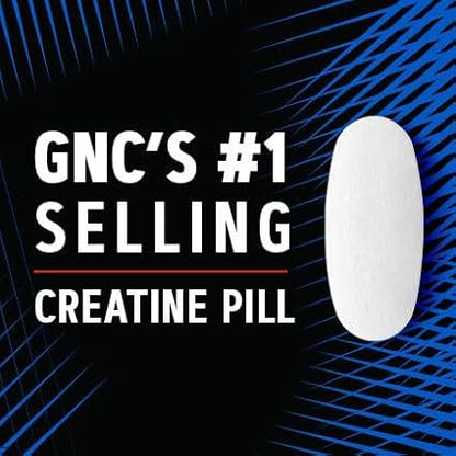 GNC AMP Creatine HCl Pills | Muscle Builder, Energy Production, Performance Recovery Supplement | Fast Absorbing, Gluten Free Formula| 240 Count