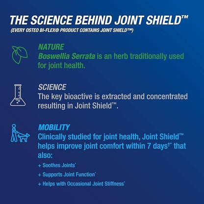 Osteo Bi-Flex Ease Advanced Triple Action with Vitamin D Joint Supplements, Mini-Tablets, 28 Count, Pack of 2