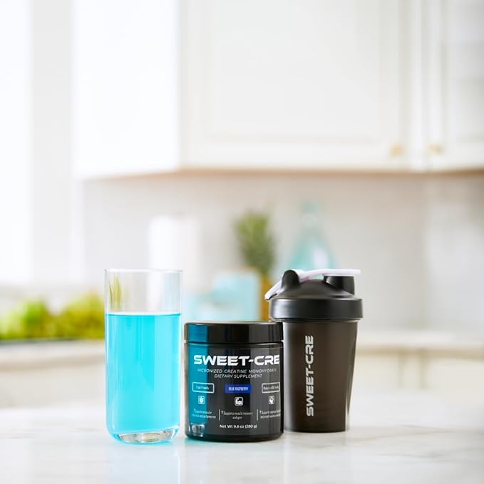 Creatine Monohydrate – 5g Creatine Monohydrate Powder – Advanced Creatine for Women and Men – Bulk Supplements Creatine – Delicious Fruit Punch Flavor – 9.8oz (40 Servings, Blue Raspberry)