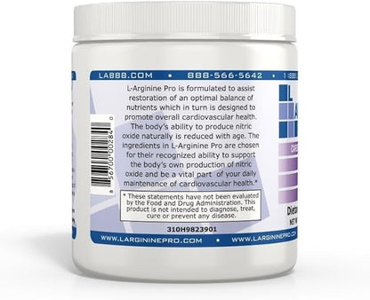 L-ARGININE PRO | L-arginine Supplement Powder | 5,500mg of L-arginine Plus 1,100mg L-Citrulline (Grape, Raspberry & Orange, 3 Jars)
