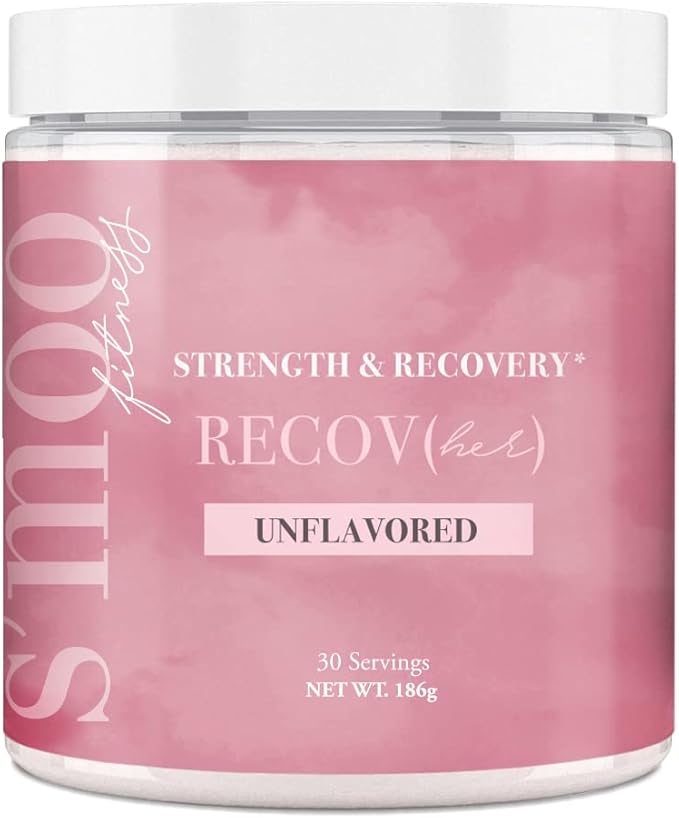 S'moo RECOV(her) Recovery & Strength Supplement Hormone Friendly - Stimulate Muscle Synthesis - Post Workout Muscle Recovery Powder - 30 Servings, Unflavored